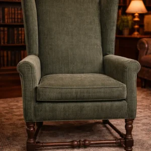 Vintage wingback chair